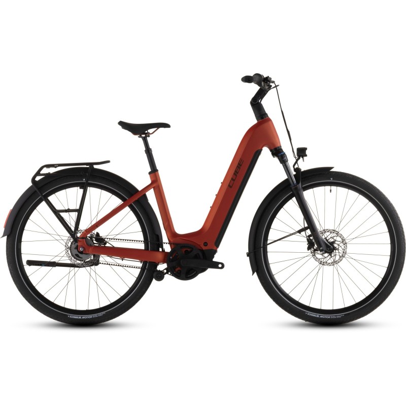 Cube Touring hybrid Comfort SLX 800 Chilli'n'chrome elektrische damesfiets
