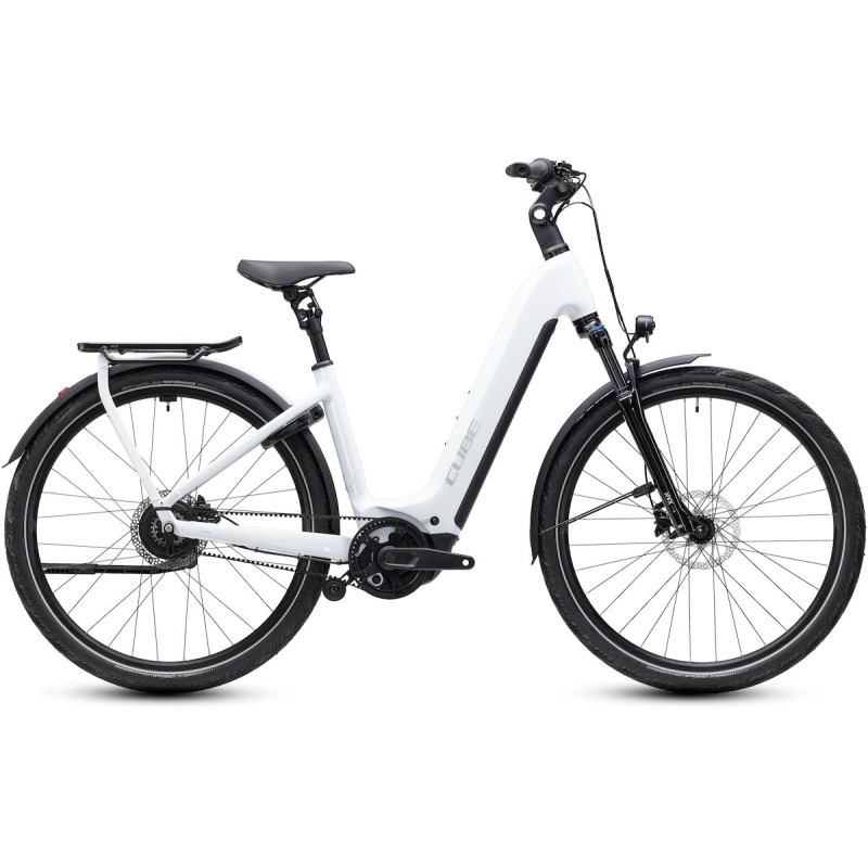 Cube Kathmandu Hybrid Deluxe Pro 800 - Metallicwhite'n'chrome - 2027